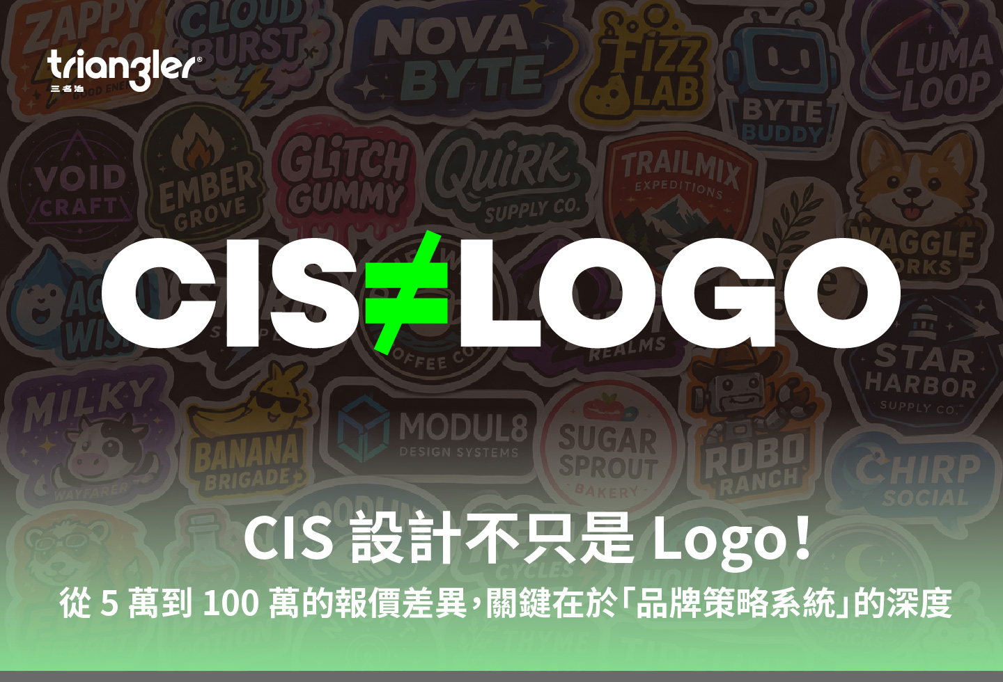 CIS 設計不只是 Logo！從 5 萬到 100 萬的報價差異，關鍵在於「品牌策略系統」的深度