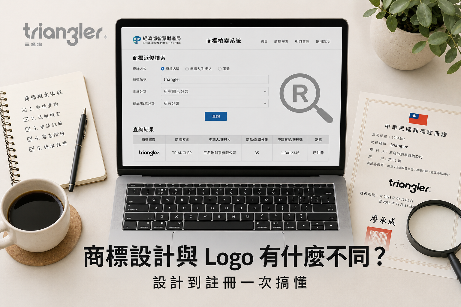 商標設計與Logo有什麼不同？設計到註冊一次搞懂
