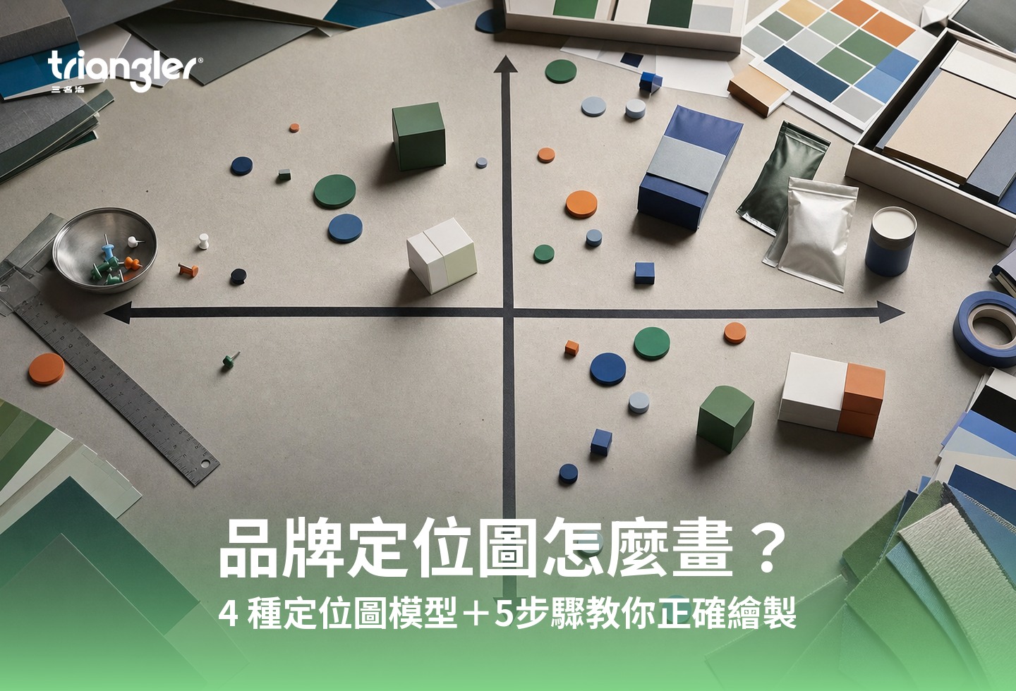 品牌定位圖怎麼畫？4 種定位圖模型＋5步驟教你正確繪製